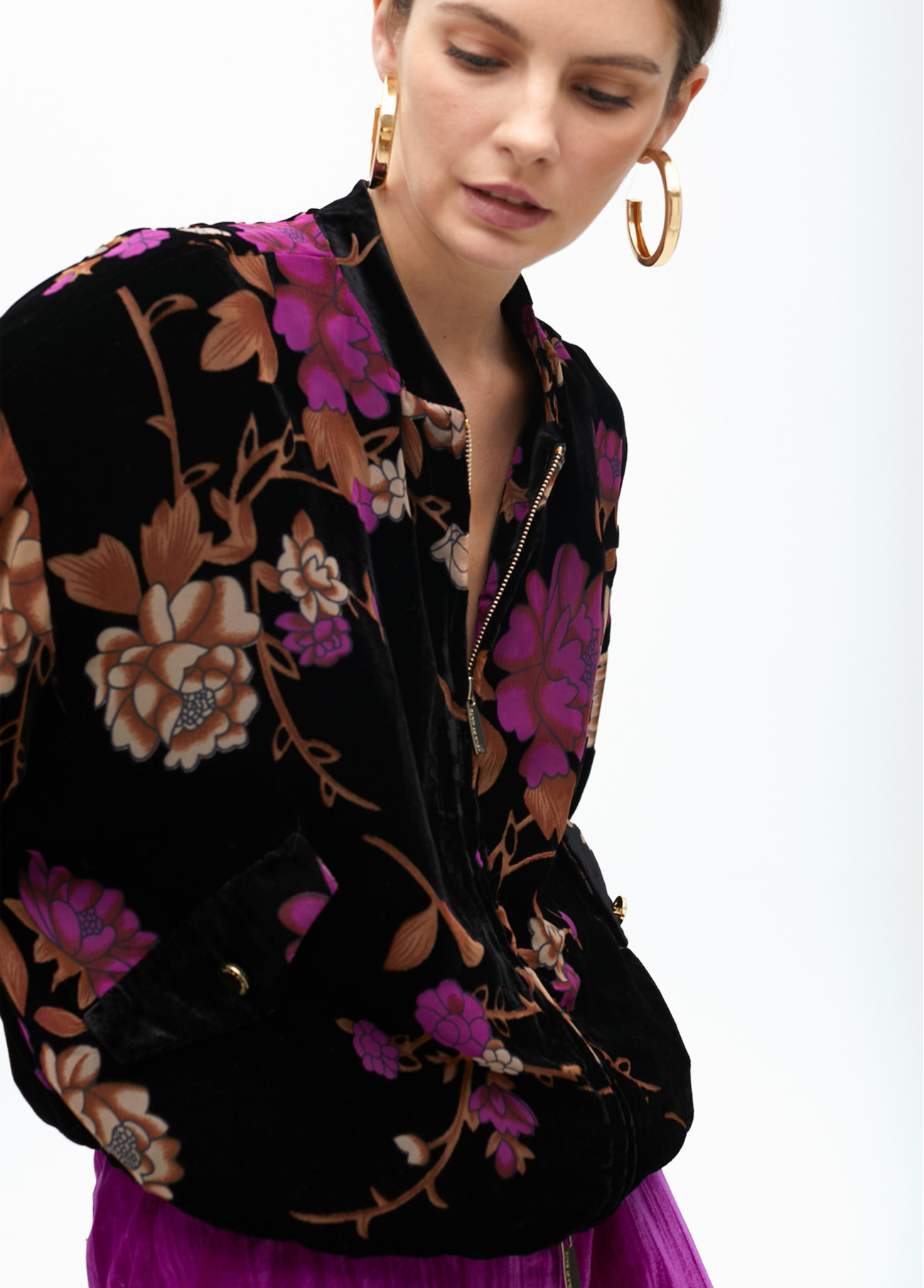 BOMBER DEVORÉ VELVET - Imagen 2