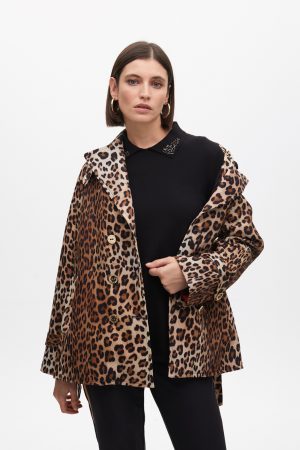 TRENCH ANIMAL PRINT